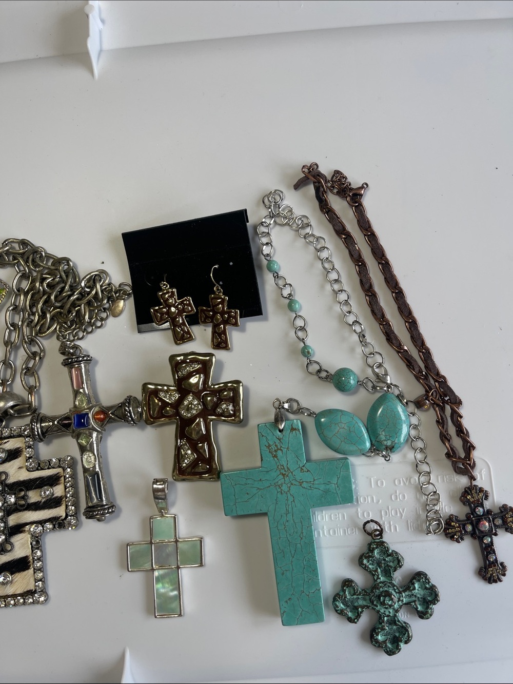 Jewelry Crosses, Earrings, Charms, Neckace